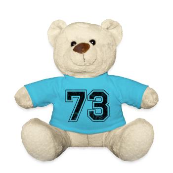 Numéro 73 - Nounours - bleu outremer - Devant