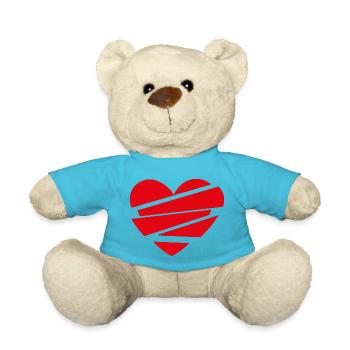Heart-Break - Teddy - Atollblau - Vorne