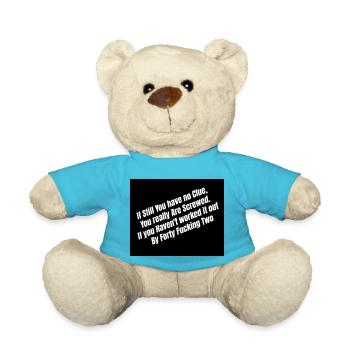 #GuidingTheGalaxy - Teddy Bear - atoll blue - Front