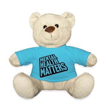 la santé mentale compte citation - Nounours - bleu outremer - Devant