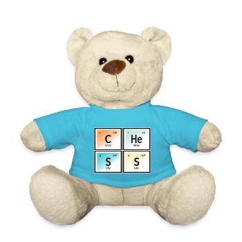| d’échecs Tableau périodique des éléments - Nounours - bleu outremer - Devant