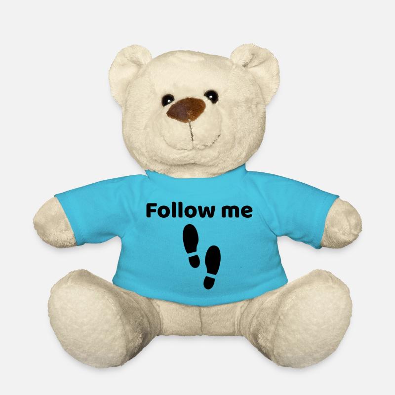 Follow me - Teddy Bear - atoll blue