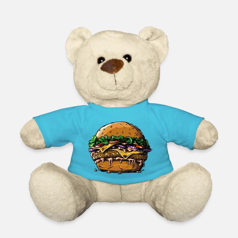 burger - Nounours - bleu outremer