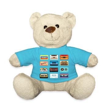 Classic cassette music cassettes - Teddy Bear - atoll blue - Front