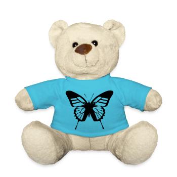 Butterfly Nature Butterflies Vector 6 - Teddy Bear - atoll blue - Front