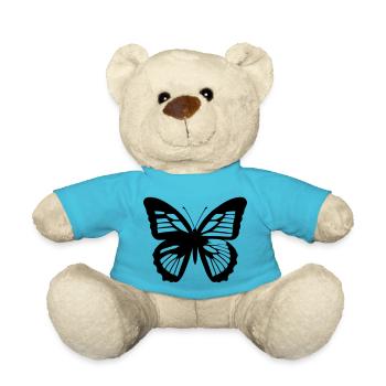 Butterfly Nature Butterflies Vector 7 - Teddy Bear - atoll blue - Front