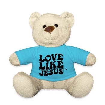Love Like Jesus - Teddy - Atollblau - Vorne