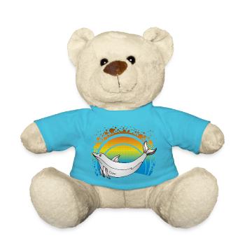 Delfin - Teddy - Atollblau - Vorne
