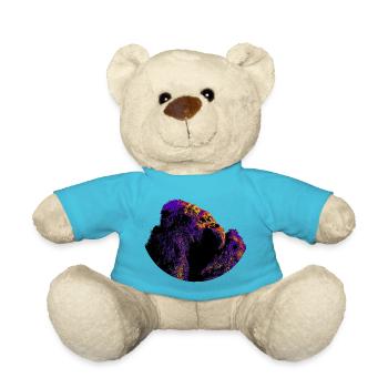 Gorilla - Teddy Bear - atoll blue - Front