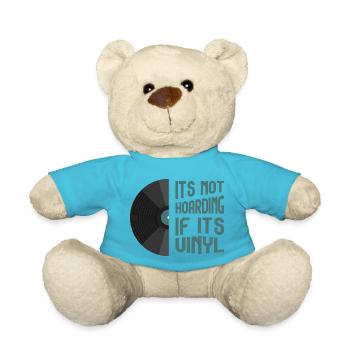 Ce n’est pas de la thésaurisation si c’est du vinyle - Nounours - bleu outremer - Devant