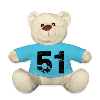51 - Teddy - Atollblau - Vorne