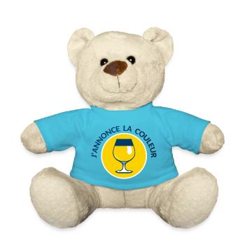 annonce couleur jaune ricar apero alcool humour - Nounours - bleu outremer - Devant