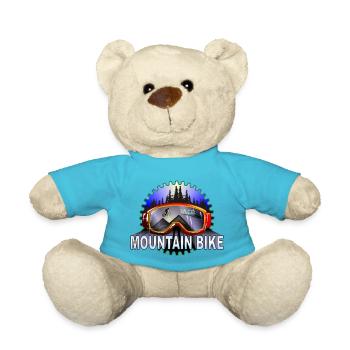Mountain Bike goggles MTB - Teddy Bear - atoll blue - Front