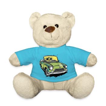 Lise en cabriolet - Nounours - bleu outremer - Devant