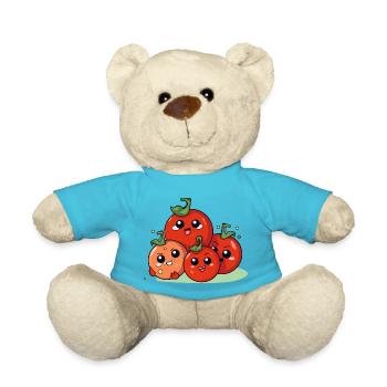 The tomato family - Teddy Bear - atoll blue - Front