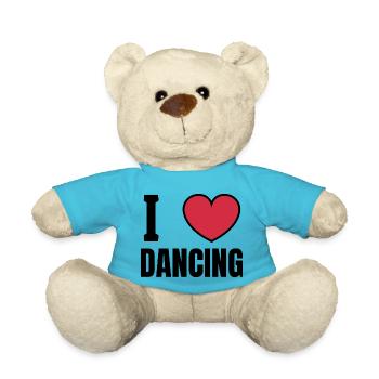 Dancing Dance Music - Teddy Bear - atoll blue - Front