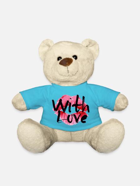 Mit Liebe - Teddy - Atollblau