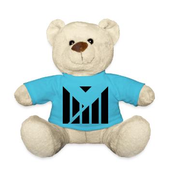 BMR Logo Transparent - Teddy Bear - atoll blue - Front