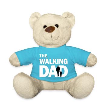 The walking dad - Teddy Bear - atoll blue - Front