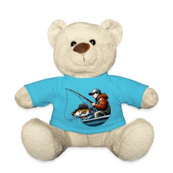 Fishing Young Fisherman - Natural Instant - Teddy Bear - atoll blue - Front