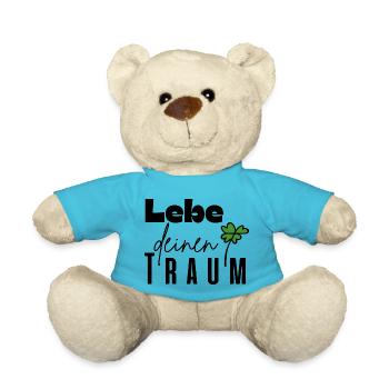 Lebe deinen Traum - Teddy - Atollblau - Vorne