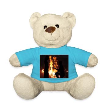 Exprimer l’amour près du feu - Nounours - bleu outremer - Devant