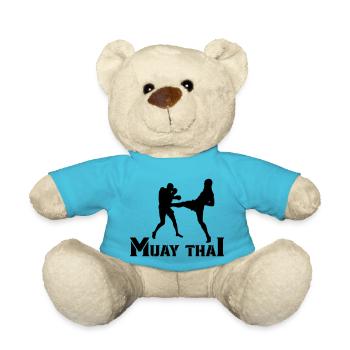 Muay Thai - Teddy Bear - atoll blue - Front