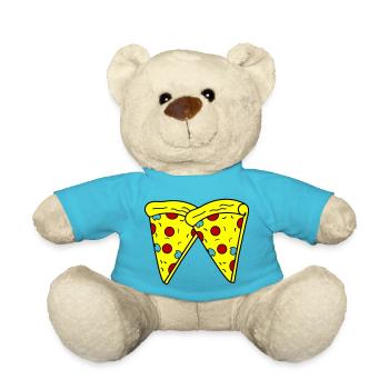 Pizza 2 - Nounours - bleu outremer - Devant