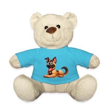 German Shepherd - Teddy Bear - atoll blue - Front