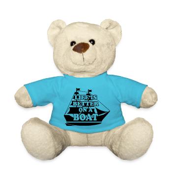 Sailing Water Sports Wind - Teddy Bear - atoll blue - Front