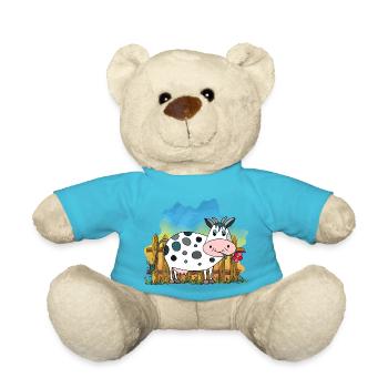 Kuh - Teddy - Atollblau - Vorne