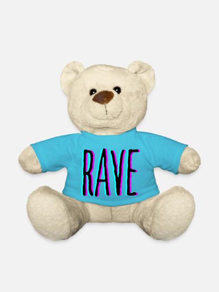 Rave - Raver Shirt - Teddy - Atollblau