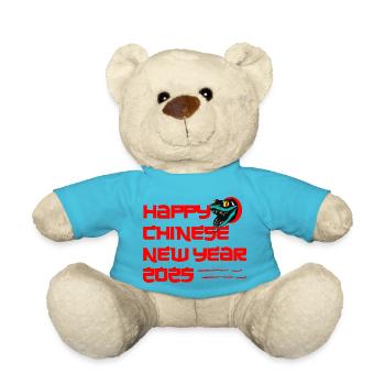 Chinese New Year asia - Teddy Bear - atoll blue - Front