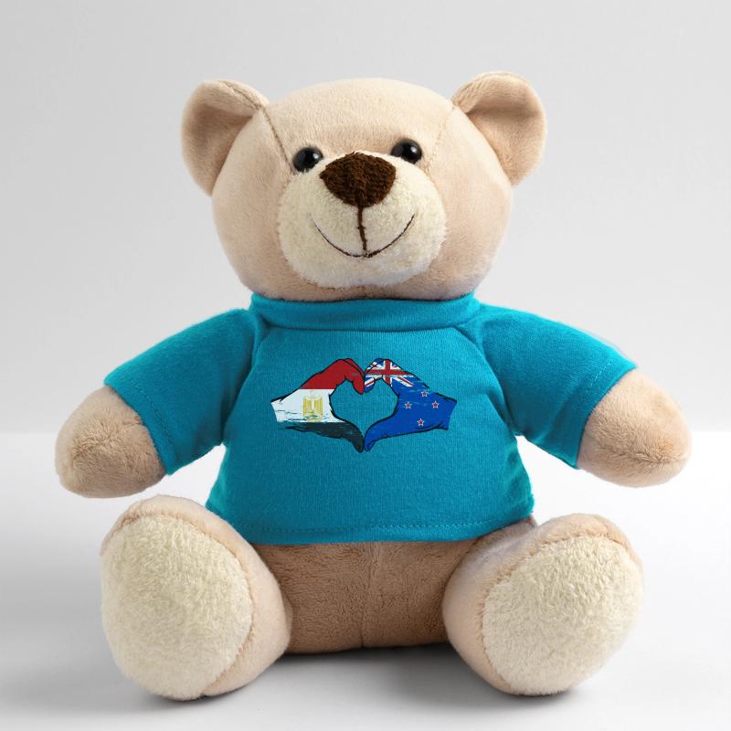 Égypte Nouvelle-Zélande drapeau mains forme de coeur utilisé Nounours