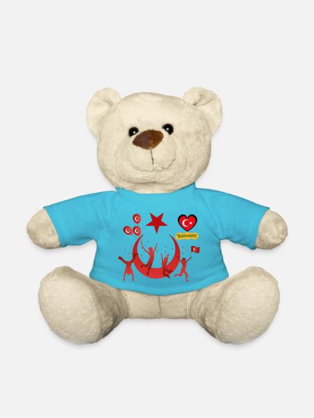 Turkiyelove - Teddy Bear - atoll blue