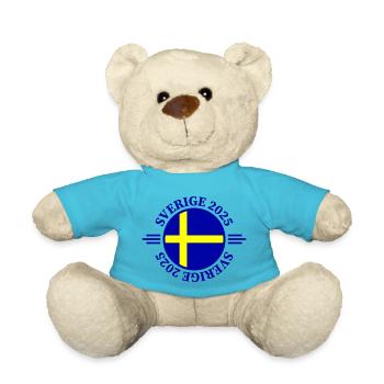 Suède 2025 Sverige - Nounours - bleu outremer - Devant