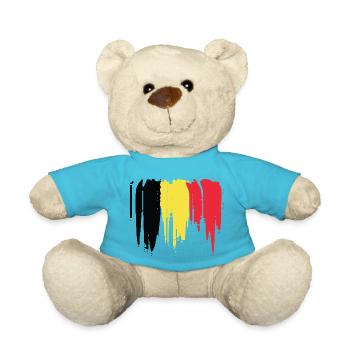 Vintage Flag Of Belgium. - Nounours - bleu outremer - Devant