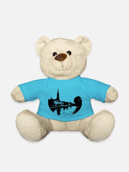 Donau in Ulm - Teddy - Atollblau