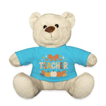 Autumn Teachers - Teddy Bear - atoll blue - Front