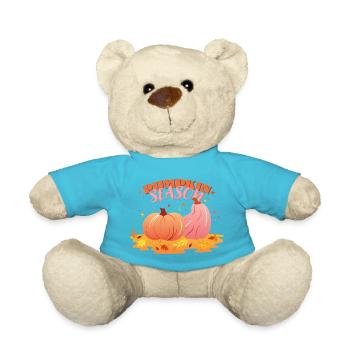 Pumpkin_season - Teddy Bear - atoll blue - Front