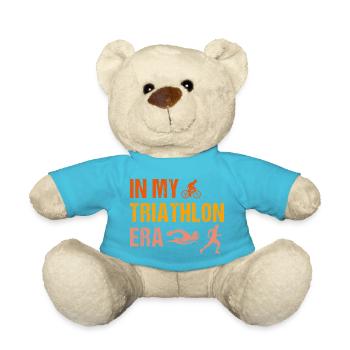 Triathlon Swimming Cycling Running Vintage Sports - Teddy Bear - atoll blue - Front