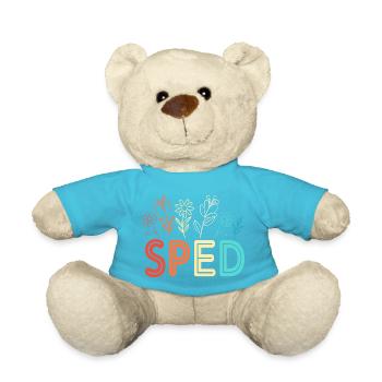 Special Needs School Teacher Special Education Pedagogue - Teddy Bear - atoll blue - Front