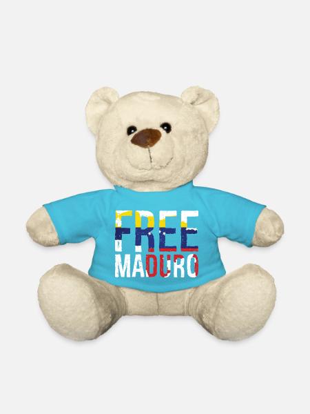 Free Maduro Venezuela Map - Teddy - Atollblau