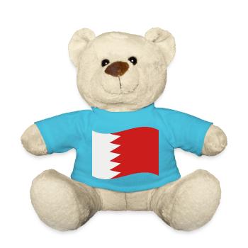 Bahrain-Flagge - Teddy - Atollblau - Vorne