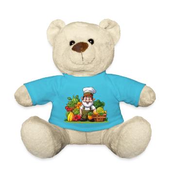 Chef at Gemüseparadies - Teddy Bear - atoll blue - Front