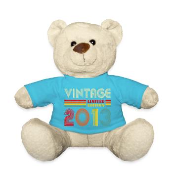 13e anniversaire de cadeaux de 13 ans Vintage 2013 - Nounours - bleu outremer - Devant