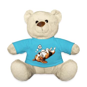 Beagle Beagle owner Beagle owner beagle dog - Teddy Bear - atoll blue - Front