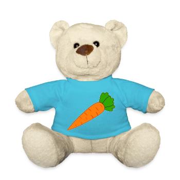 Carotte - Nounours - bleu outremer - Devant
