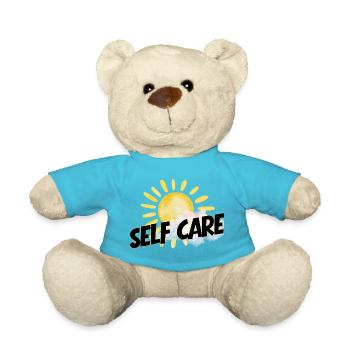Selbstfürsorge Sonne – Sanfter Optimismus - Teddy - Atollblau - Vorne