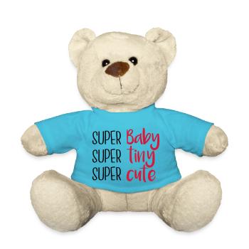 Super Baby Super tiny Super cute - Nounours - bleu outremer - Devant